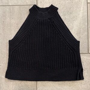 Aritzia Le Fou Black Knit Sweater, Sz S